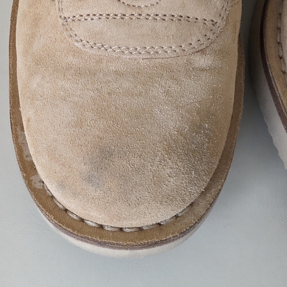 PRE LOVED CHANEL INTERLOCKING CC LOGO COMBAT BOOTS - Picture 11 of 16